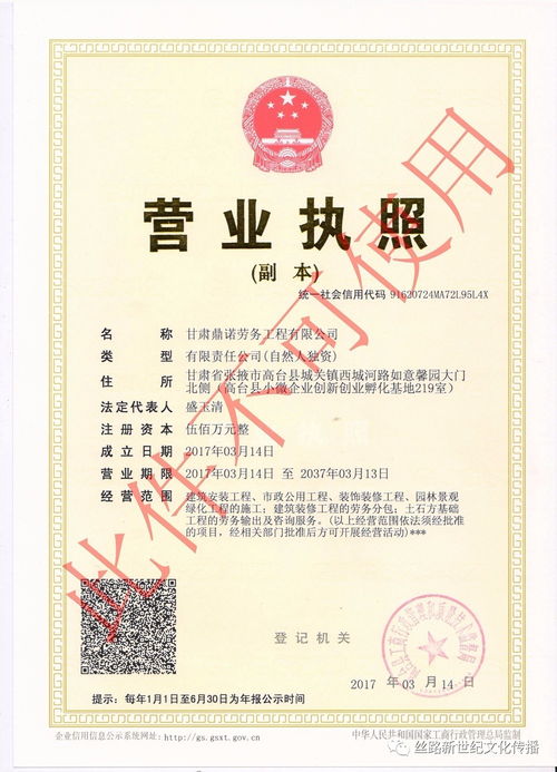 工商注冊代辦就選高臺鼎譽(yù)中小企業(yè)服務(wù)有限責(zé)任公司